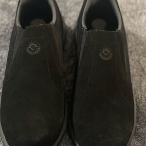 Earth Shoes Men's Black Suede Slip-On Shoes-Size 14 US